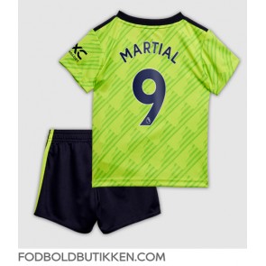 Manchester United Anthony Martial #9 Tredjetrøje Børn 2022-23 Kortærmet (+ Korte bukser)